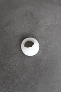 Forma Stone Ring in White Jade