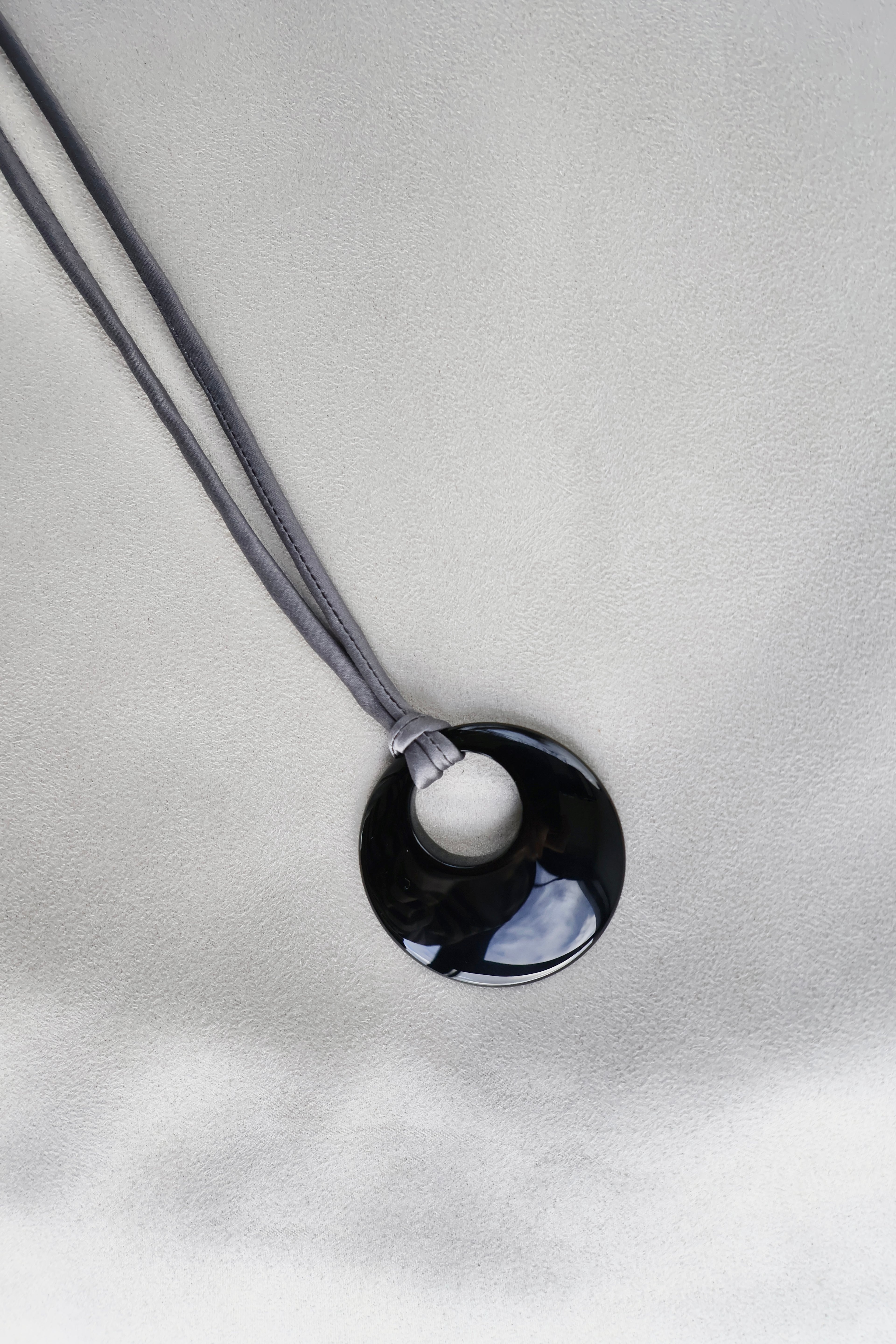 Valentina Necklace in Charcoal