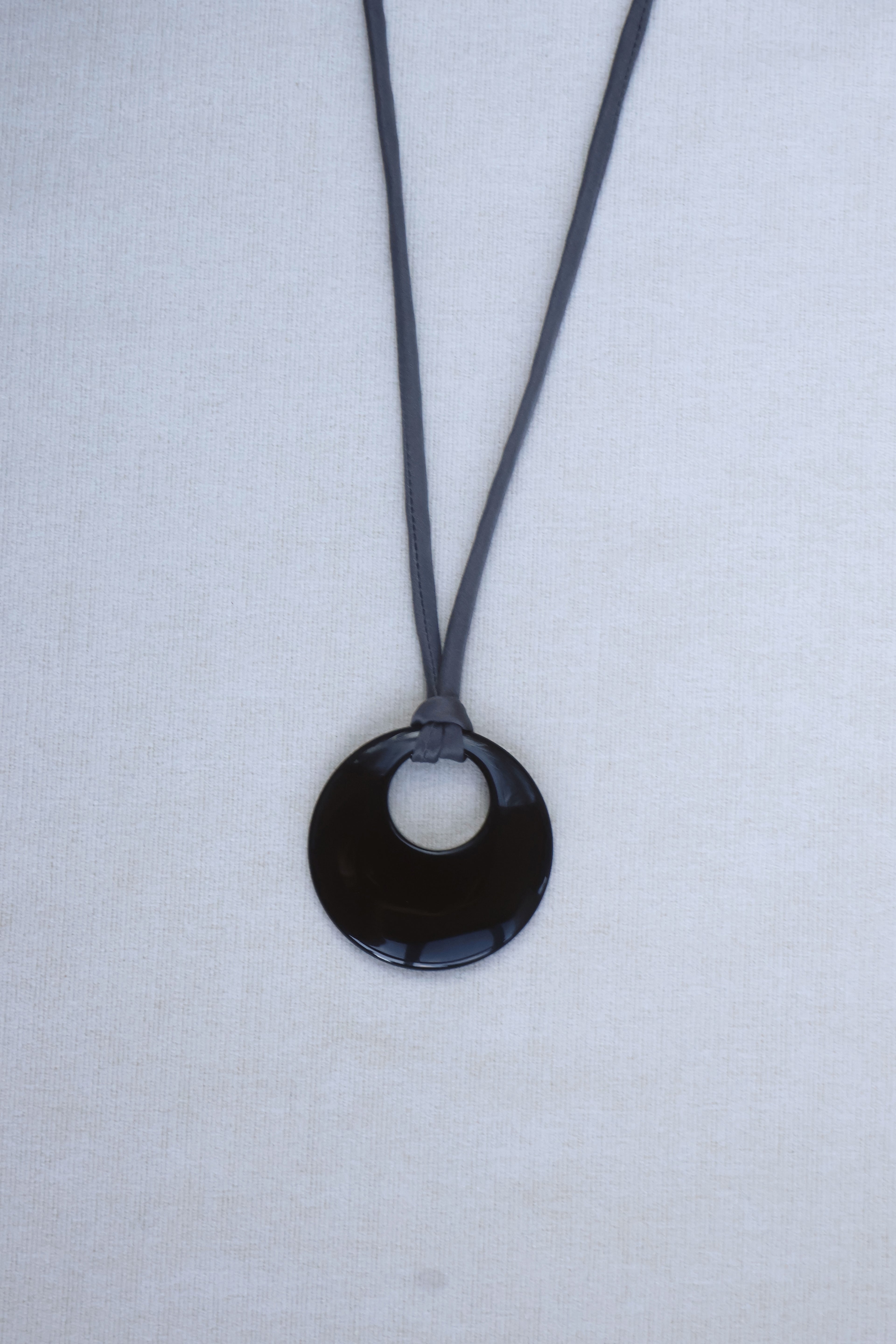 Valentina Necklace in Charcoal