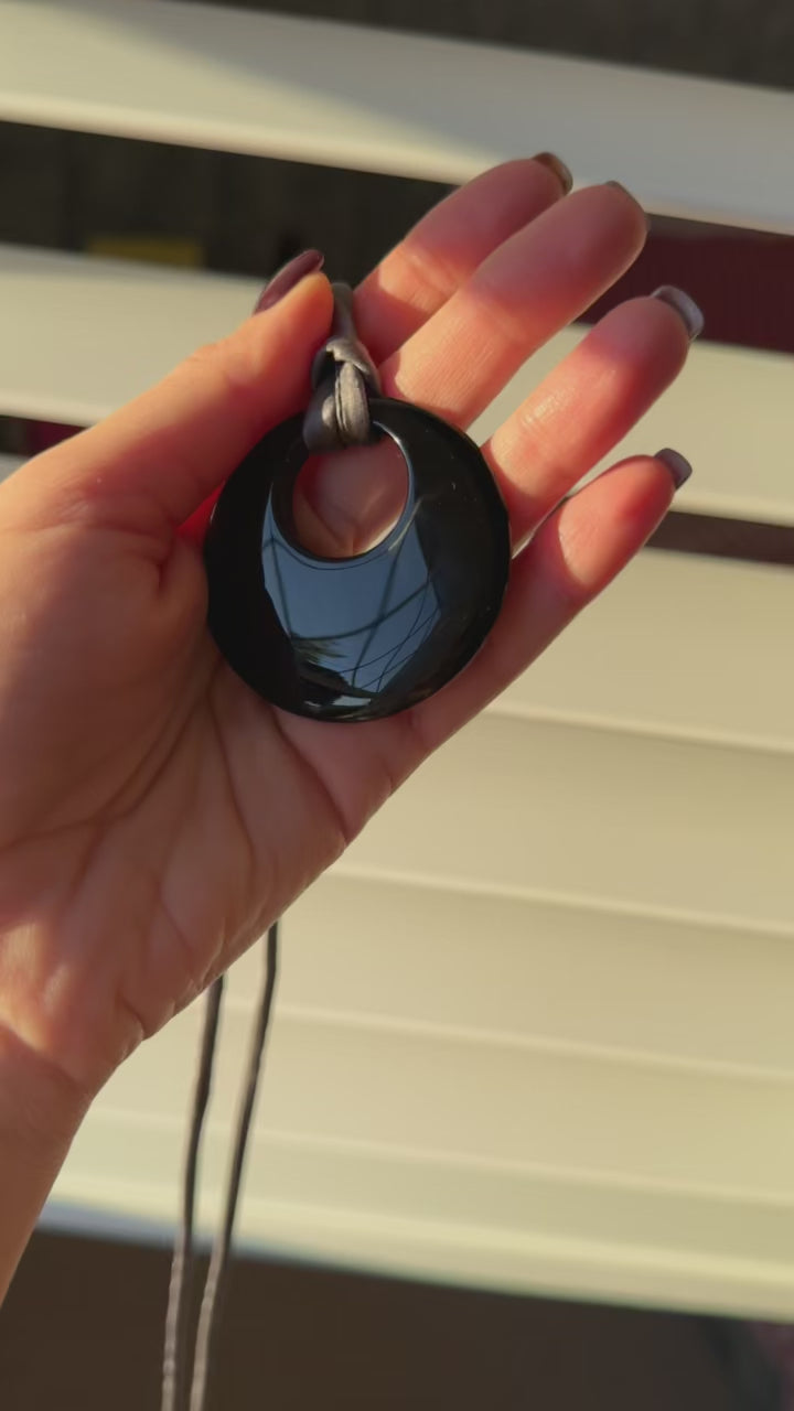 Valentina Necklace in Charcoal